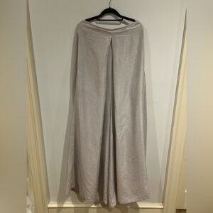 Gray Women's Pants with skirt overlay